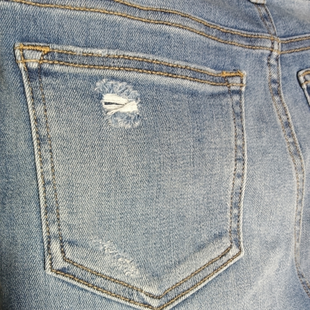 Altar'd State Denim Jeans Stretch Straight Leg Size 28 - Picture 6 of 11